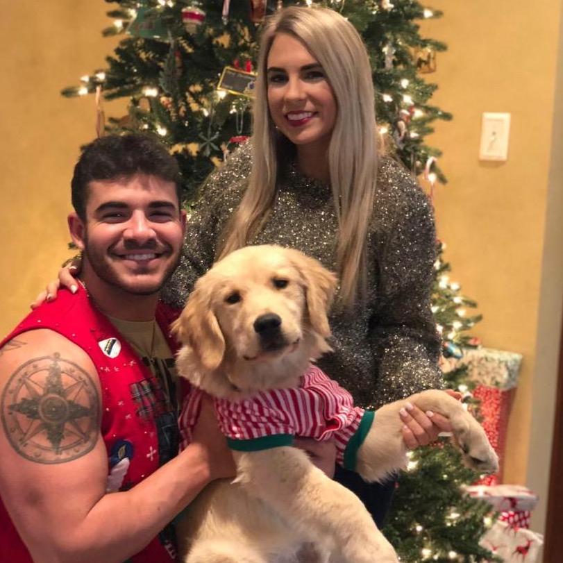 First Christmas with Nugget! December 2017