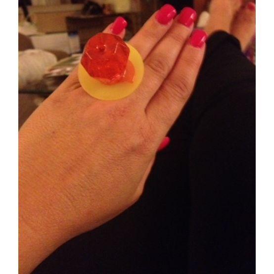 Told John I wanted a ring and a necklace...this is what i got and a candy necklace. LMAO