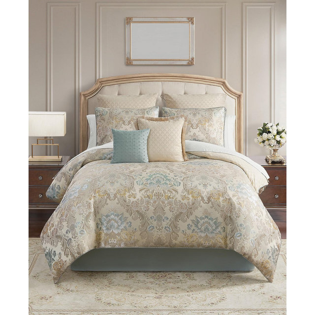Waterford Brona Jacquard 8-Pc. Comforter Set, King