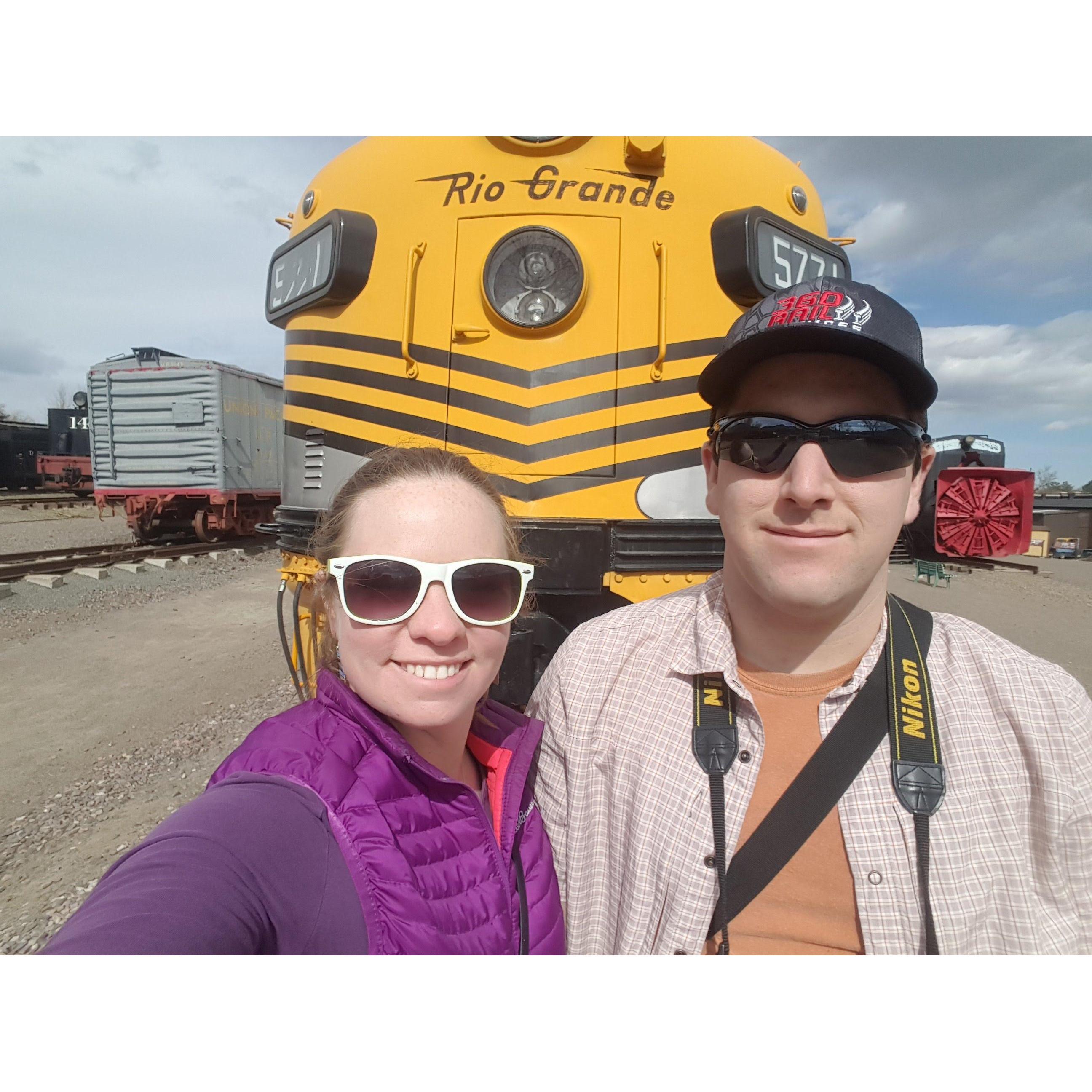 Visiting the Railroad Museum in Golden, 2018