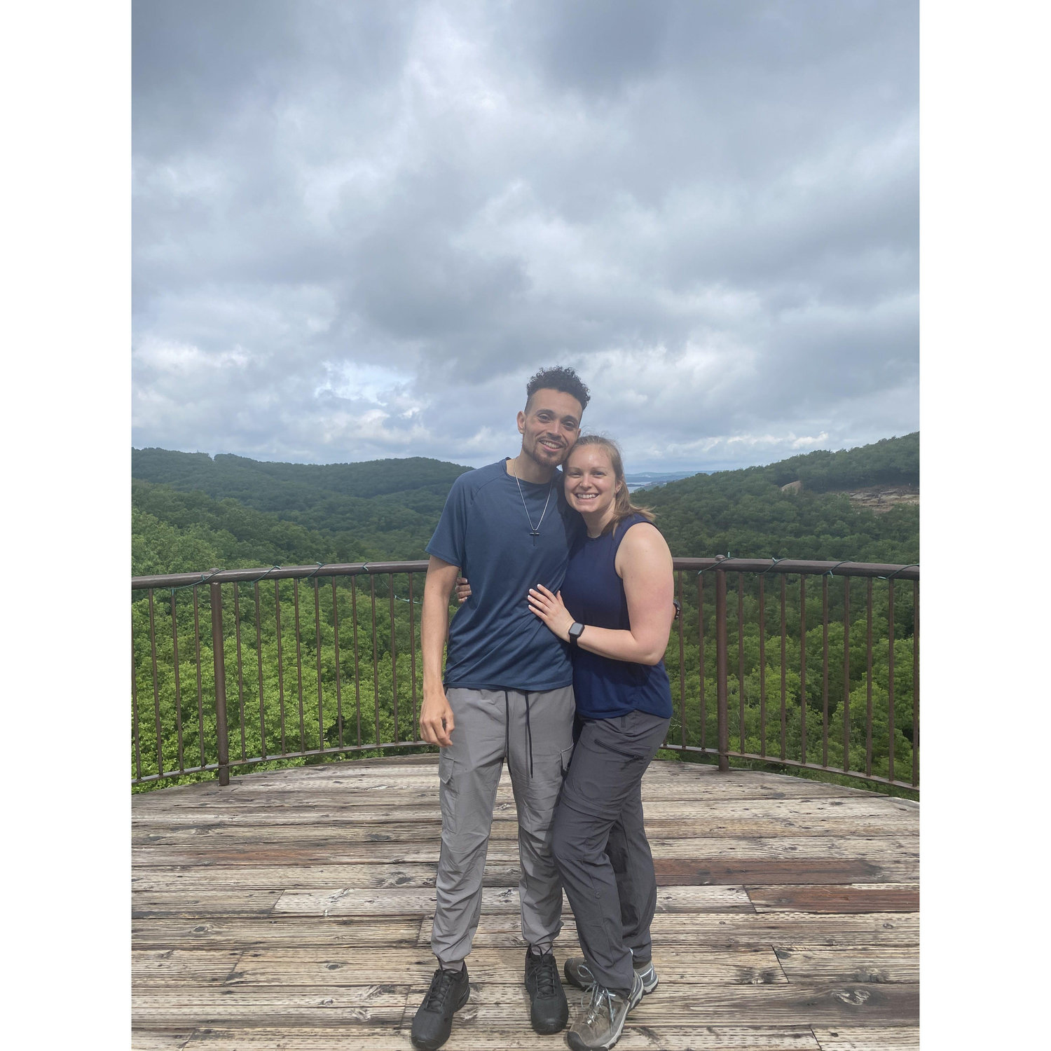 Where Greg proposed at Lost Canyon Cave and Nature Trail
