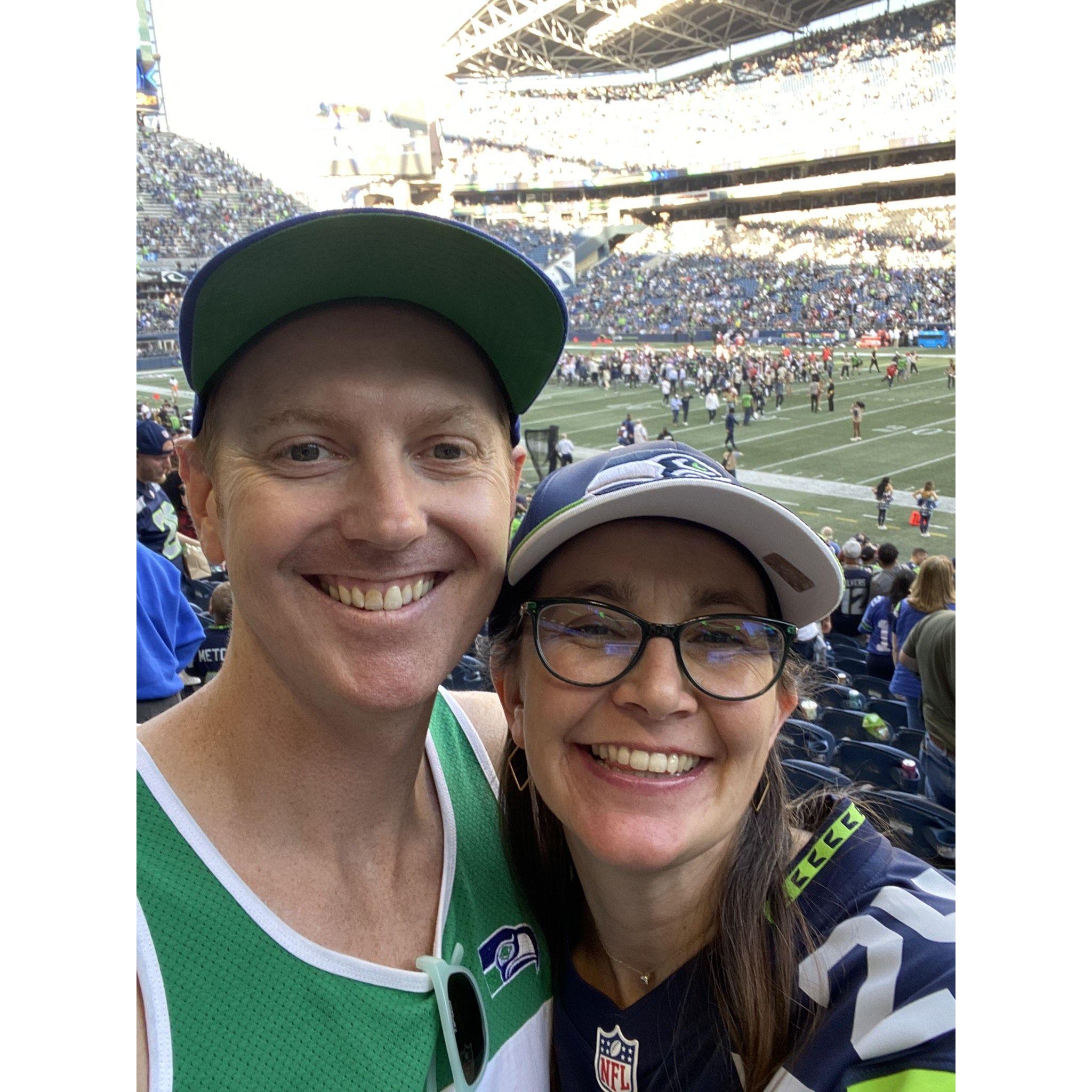 Seattle trip for Dustin's 40th (Seahawks game Oct 2022)