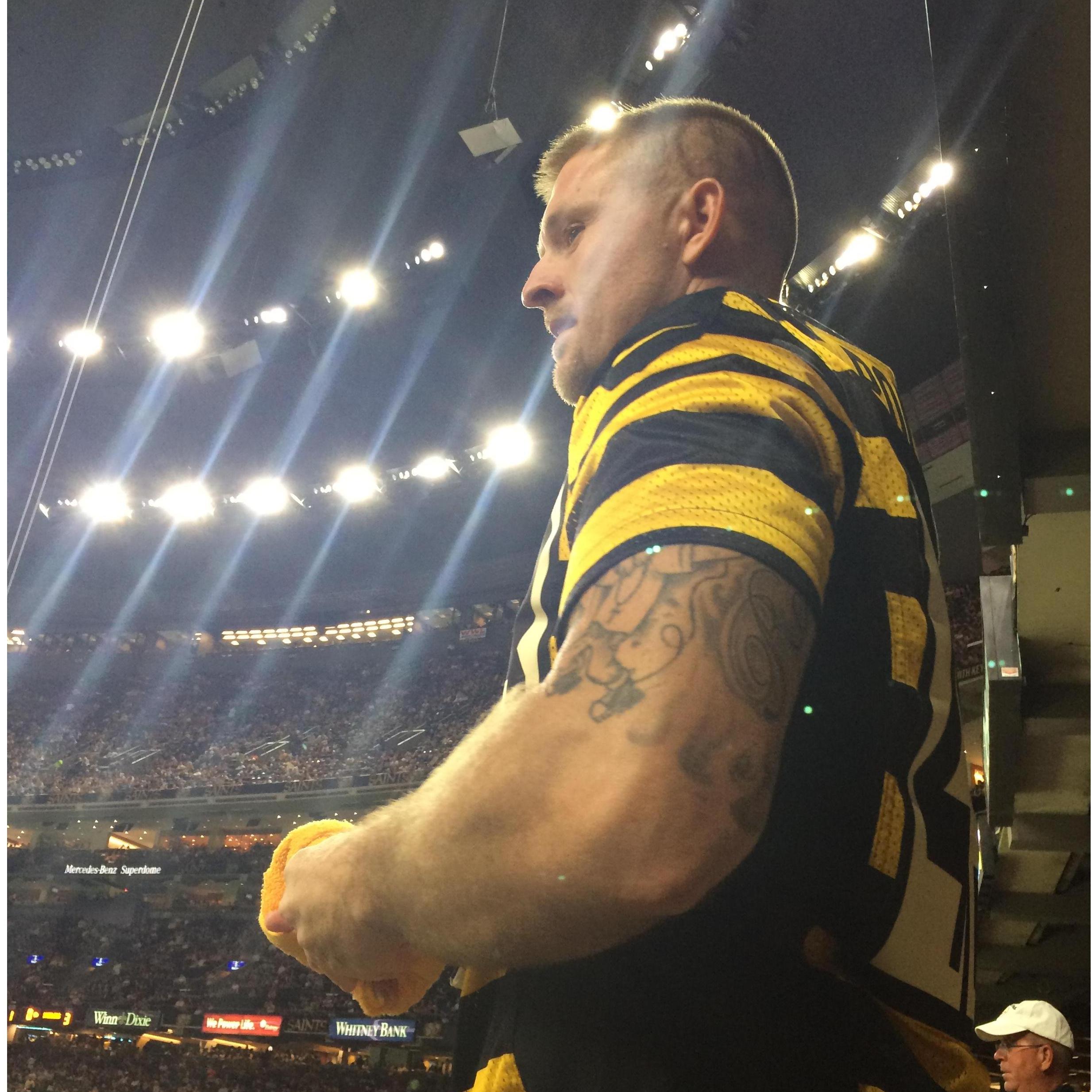Steelers game in NOLA