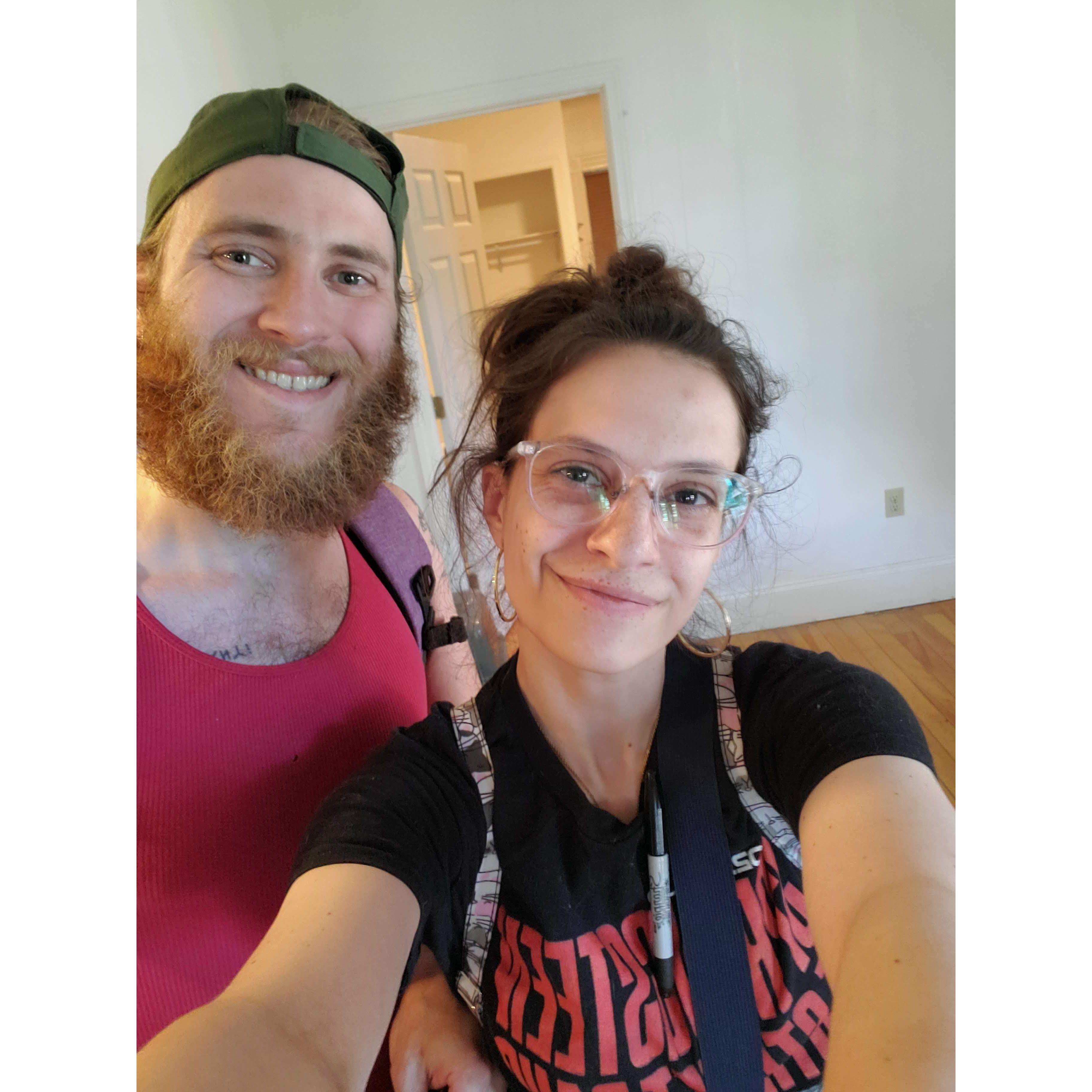 We took this photo right before we moved out of VT and back to NJ! (August 2024)