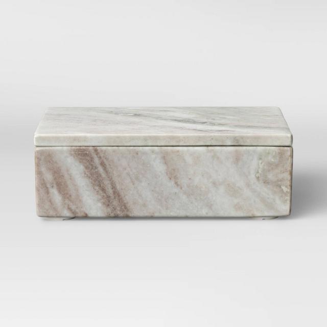 5" x 8" Toronto Marble Box Natural - Project 62™