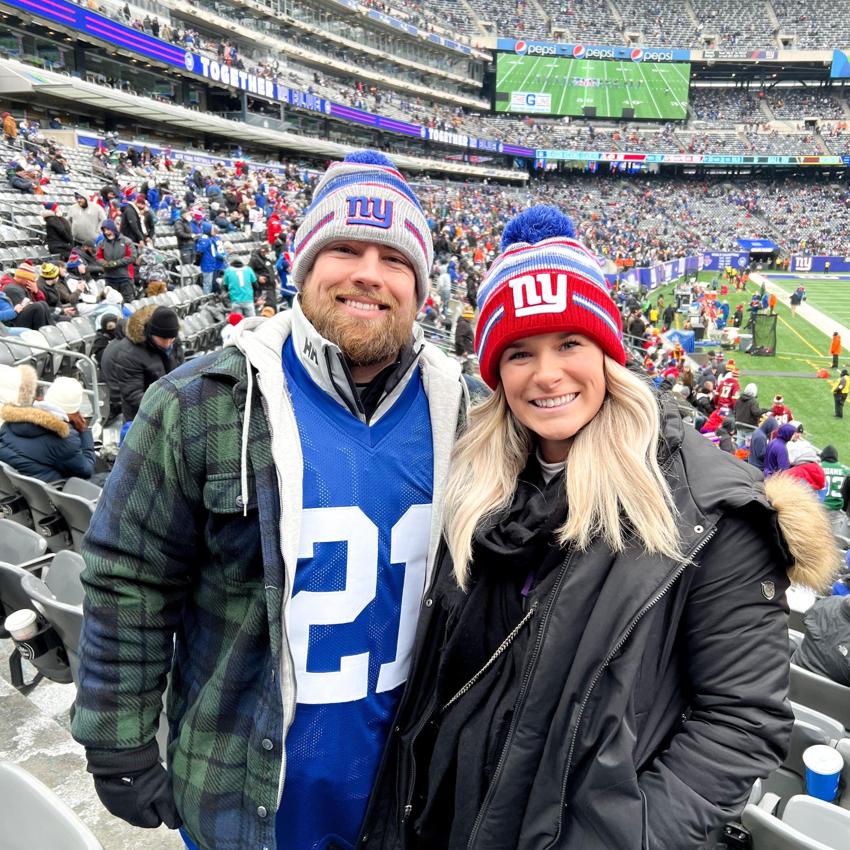 Our first NY Giants game! 01/09/22