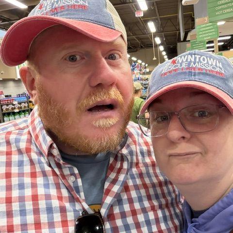 Chillin' in Publix before he proposed