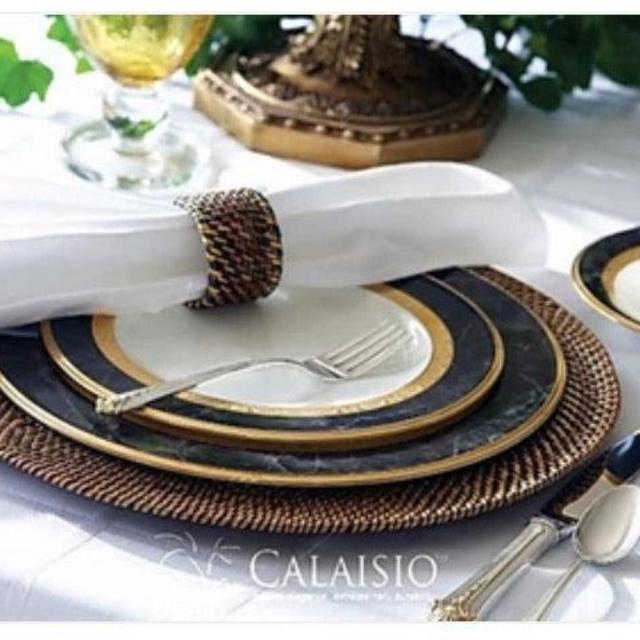 Plate Charger, Round 13" diameter, set / 4 pcs