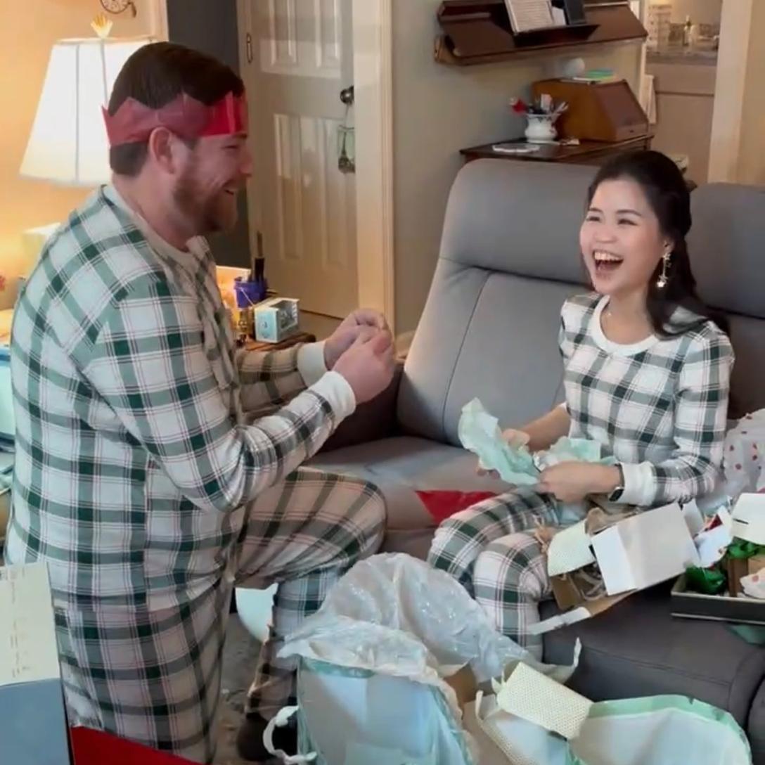 Harrison Proposinng at Christmas - 2025