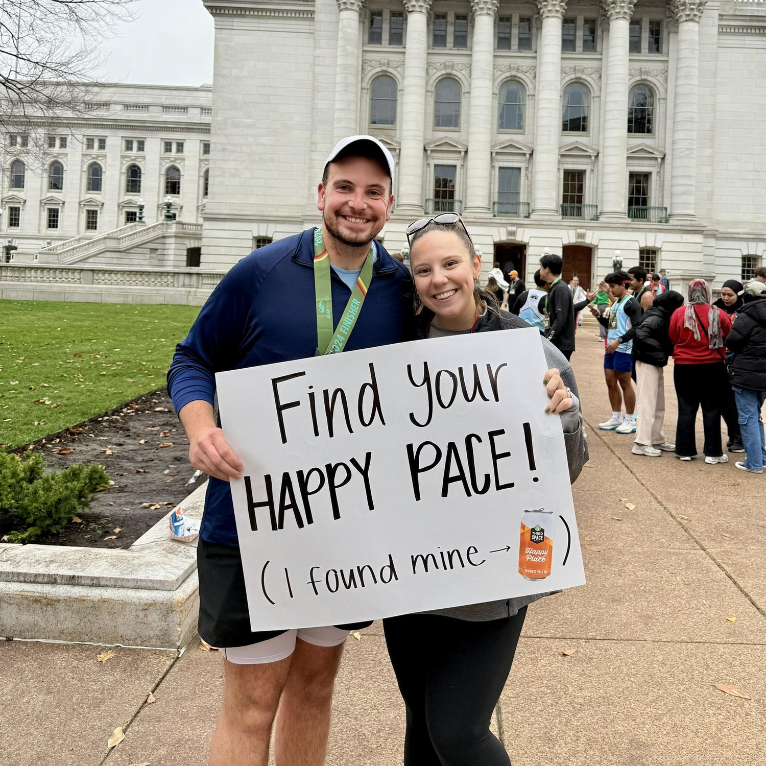 Luke's 1/2 marathon! Madison, WI, November 2024