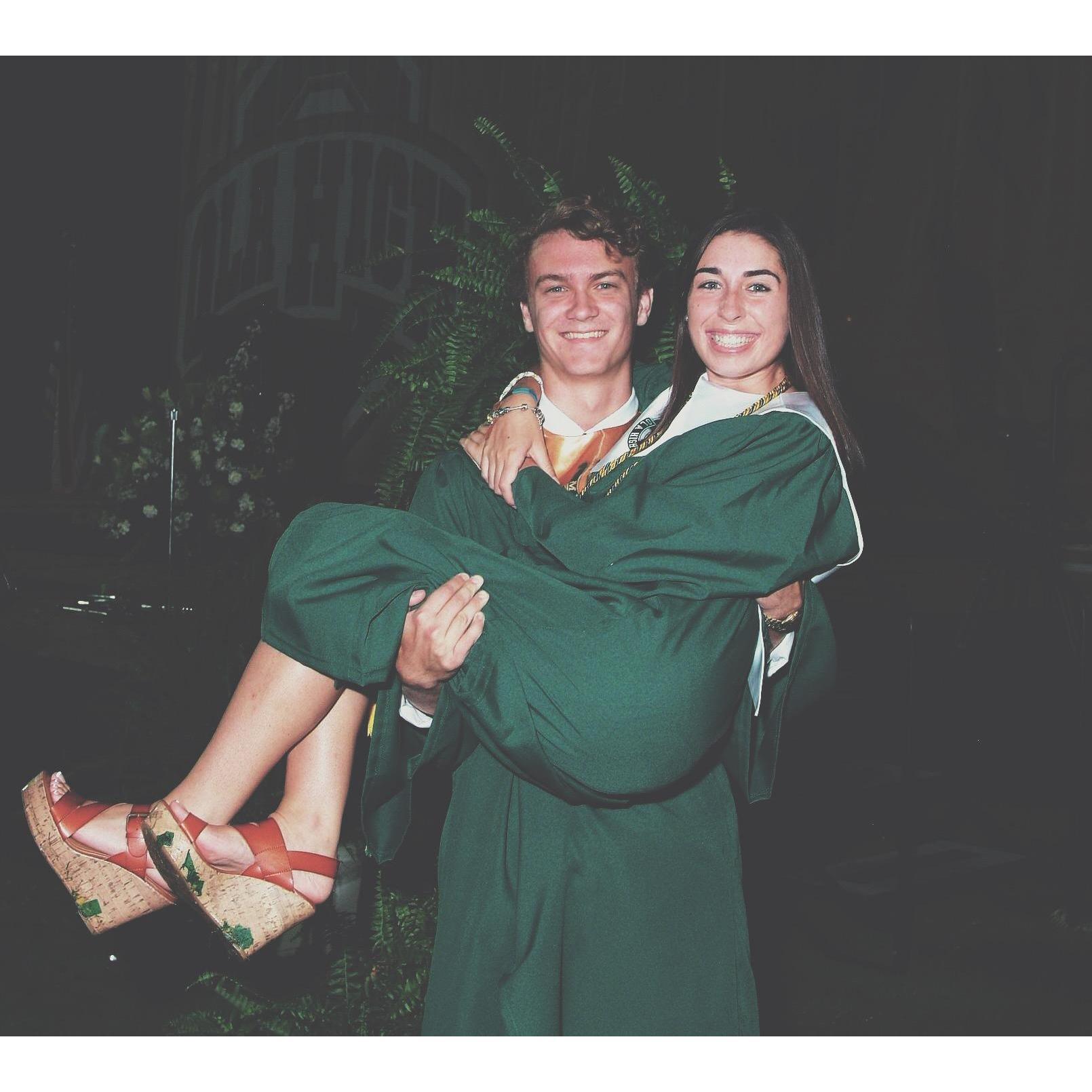 Graduation from Ola High School.