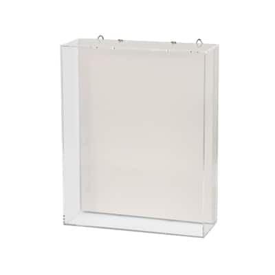 8" x 10" Clear Shadow Box by Studio Décor - Easy Back Loading Frame Includes Pre-attached Hanging Hardware, Horizontal Display - 1 Pack