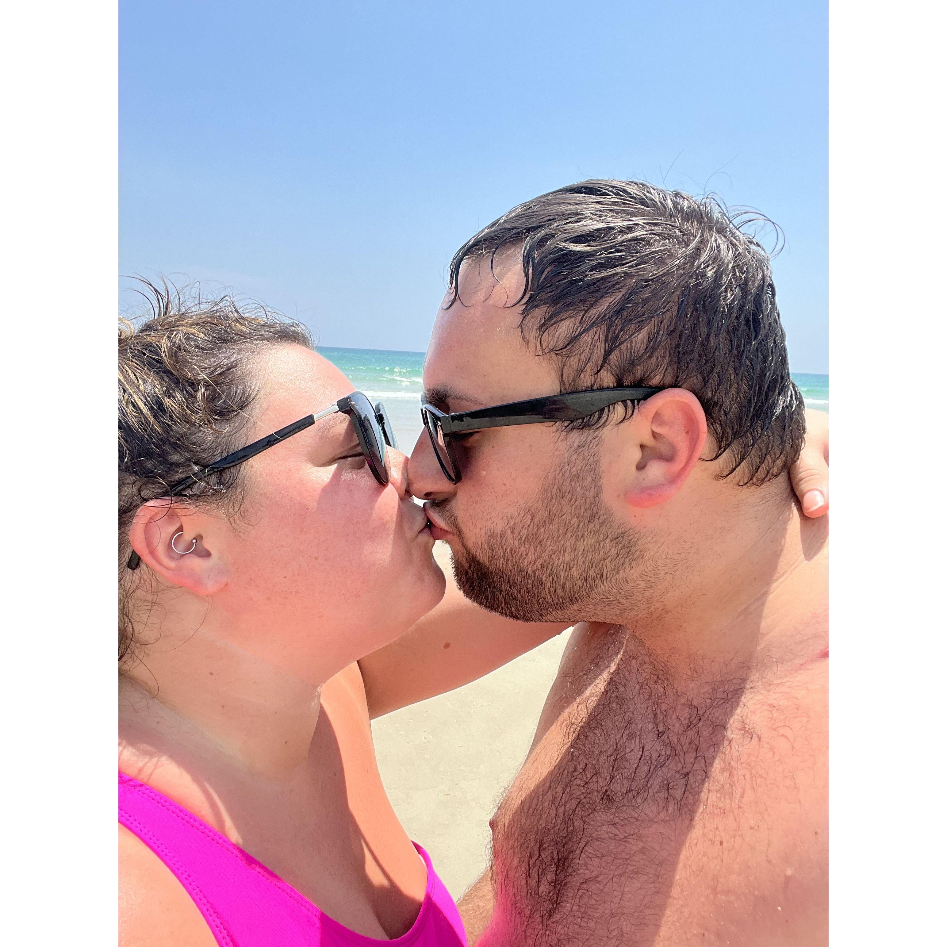 First trip to the beach together!