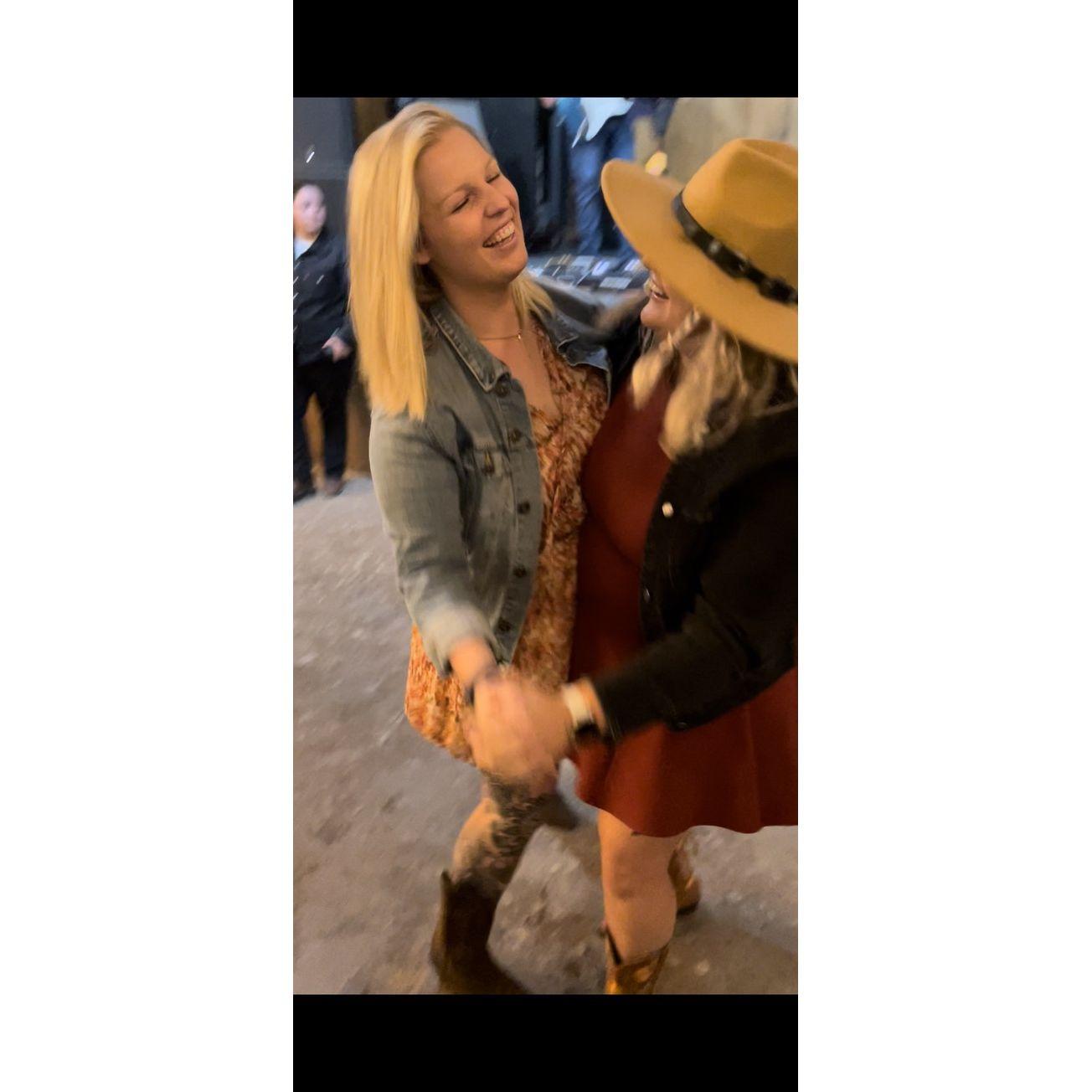 Just two cowgirls kicking up our boots