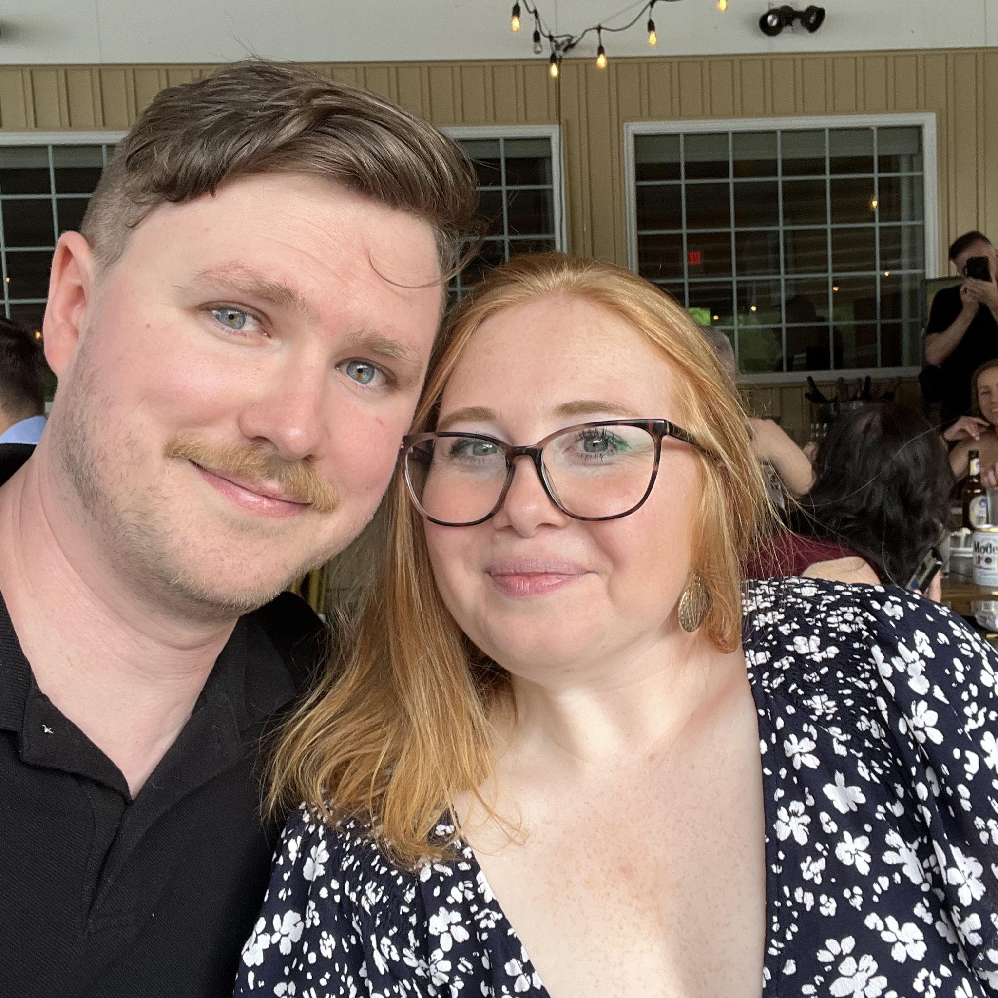 This will have been taken at Andre's in Sparta for our brother/in-law's rehearsal dinner. 2024