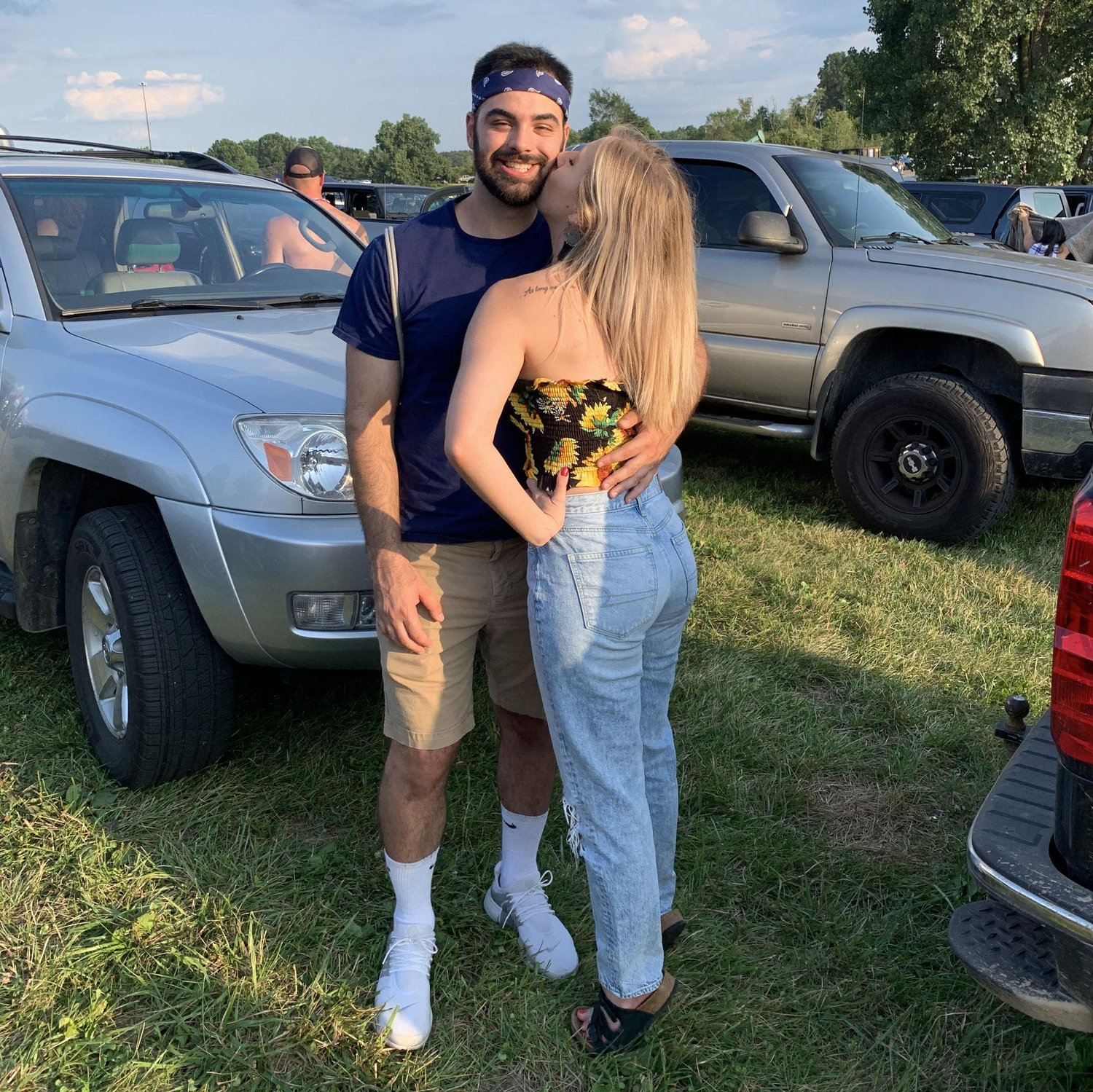 Summer 2019: Stealing a quick photo before the concert.