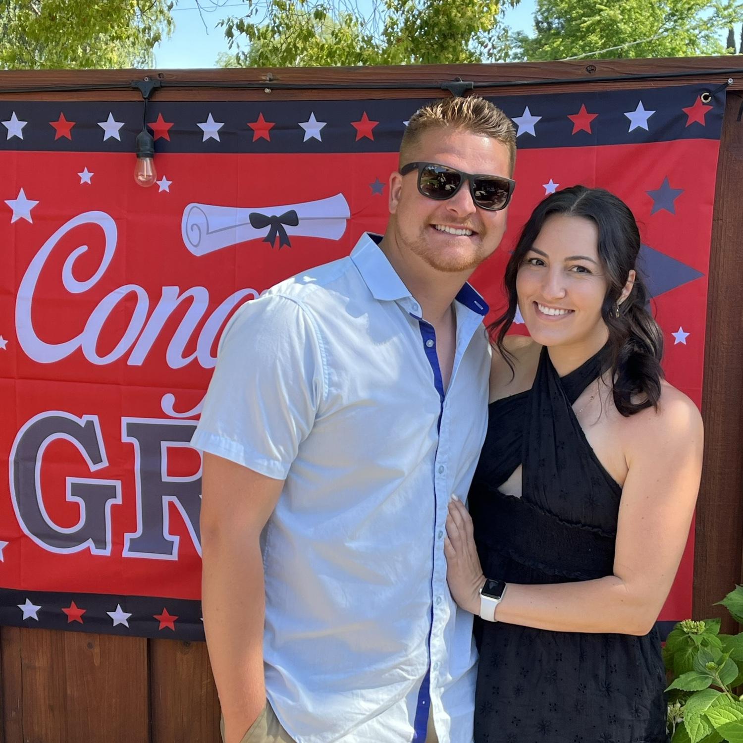 Matt’s college graduation. 2023