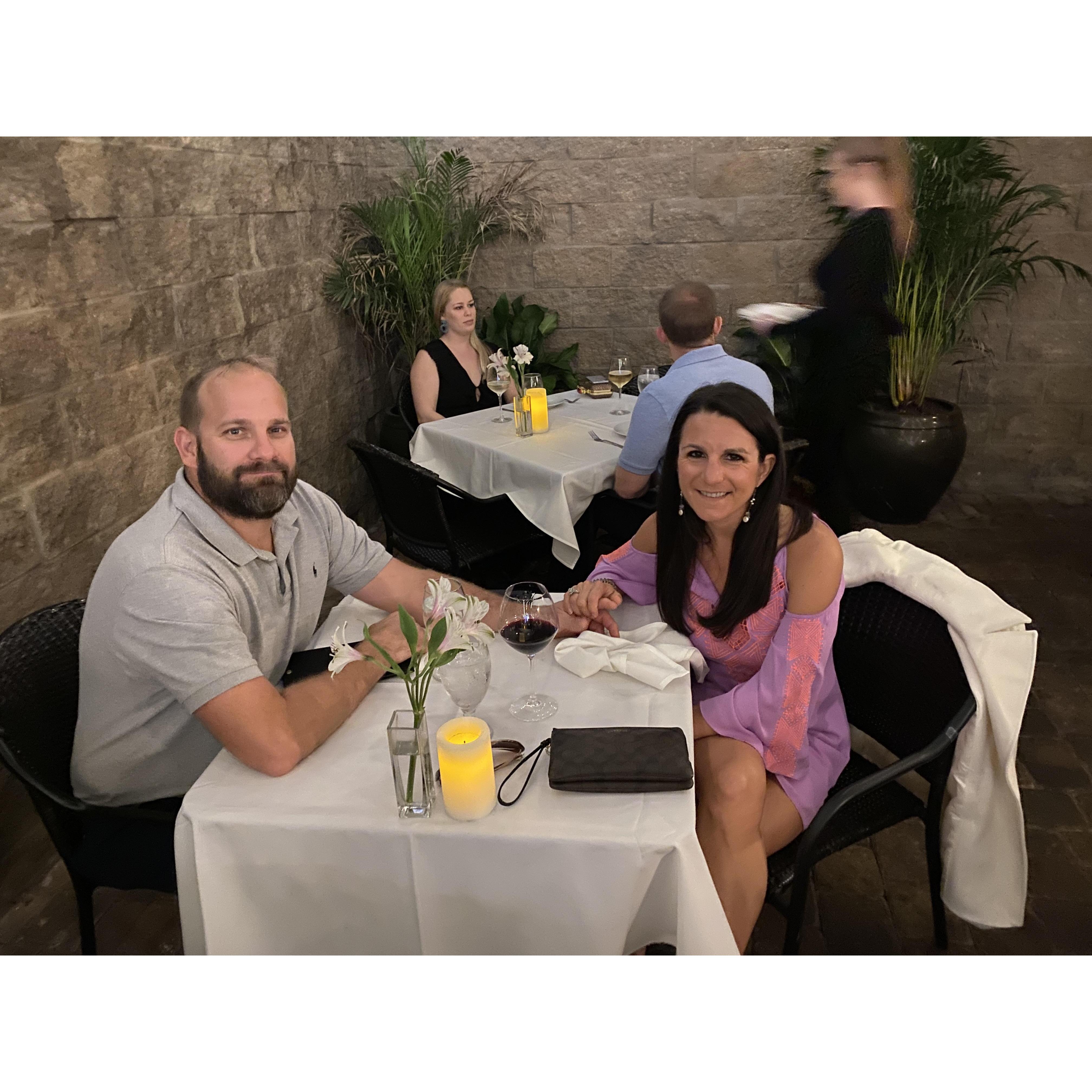 Valentine's Day at our first date spot, Eleventh South