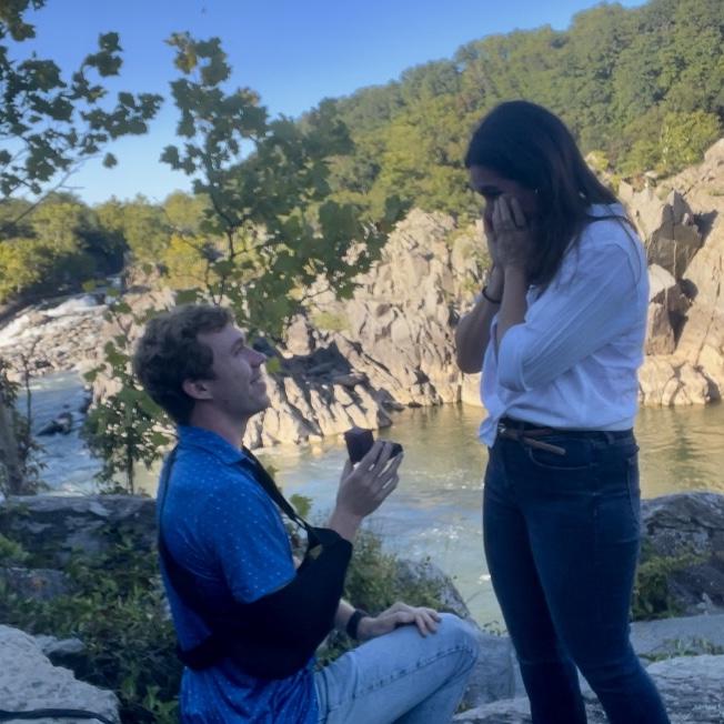 Proposal at Great Falls!