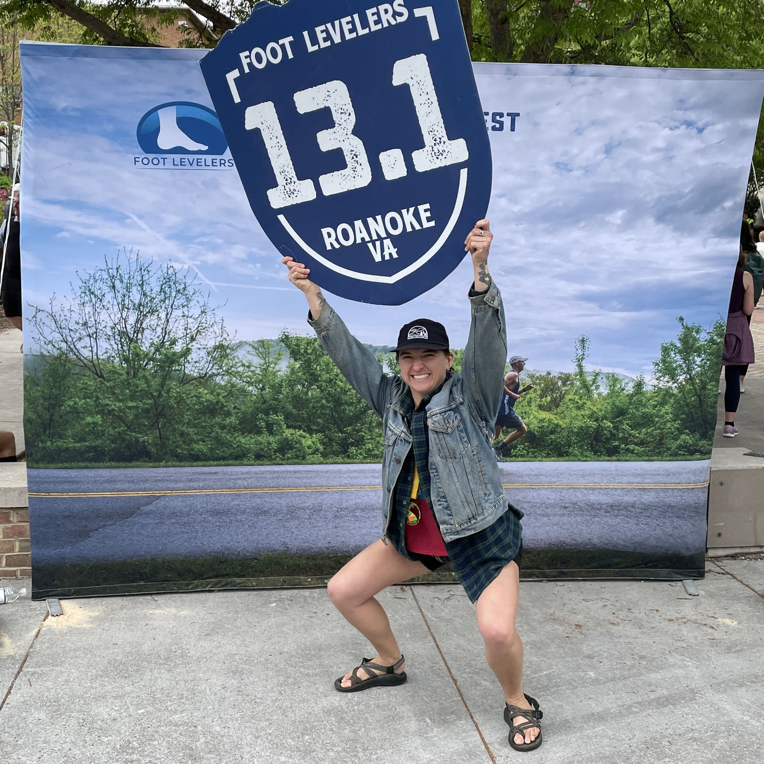 Toughest road marathon in the USA. And that was only a half marathon year for Alex!