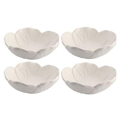 Bordallo Pinheiro Cabbage Cereal Bowls, Set of 4