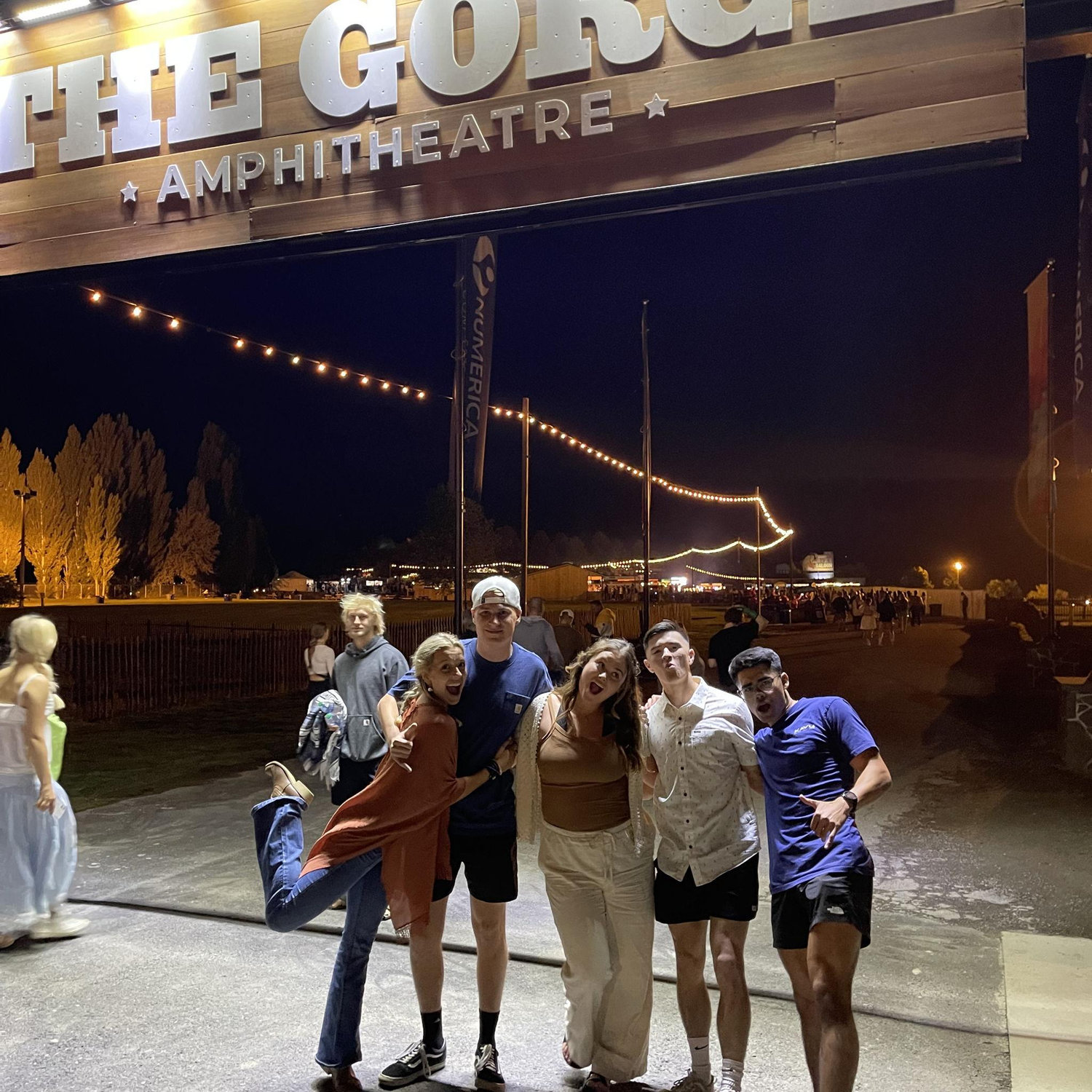 Lumineers Concert with friends at the Gorge Amphitheater in Washington