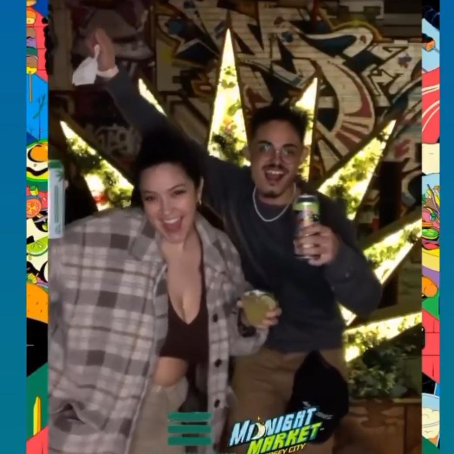 Midnight Market, we're always trying new food and experiences!