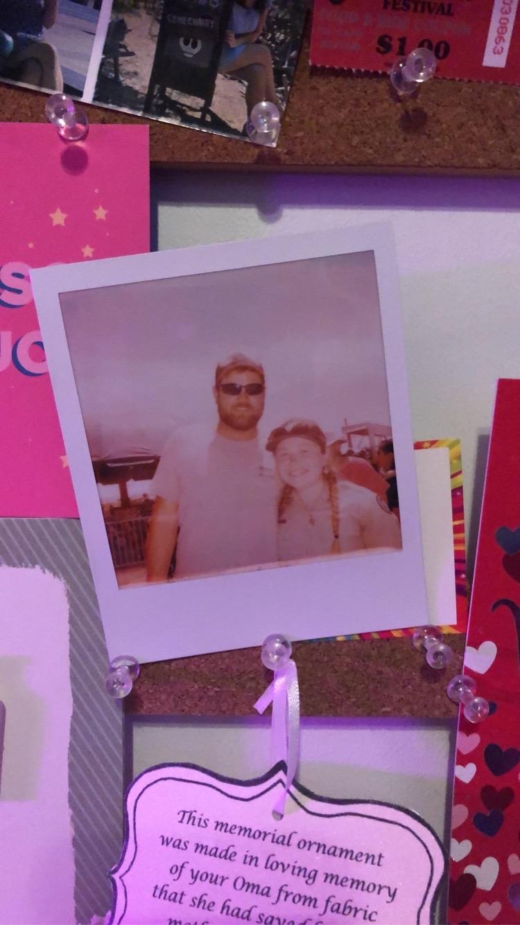 Daniel has always made the effort to drive long distances to spend time with Josie despite mismatched schedules. Here they met up while Josie was working at the Poteet Strawberry Festival.