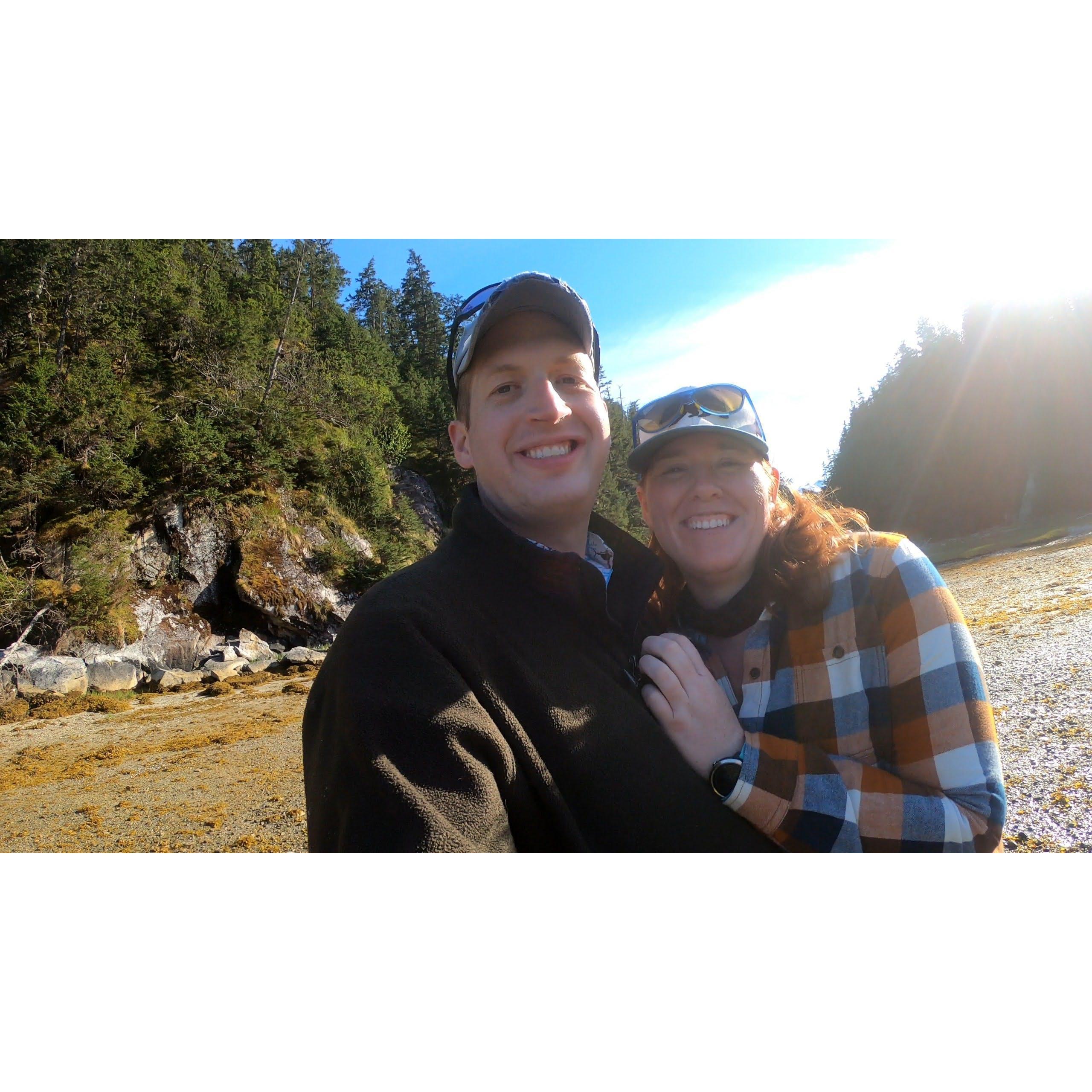 We saw a black bear shortly after we took this picture.