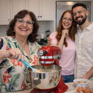 Batedeira pra vó da noiva fazer bolo