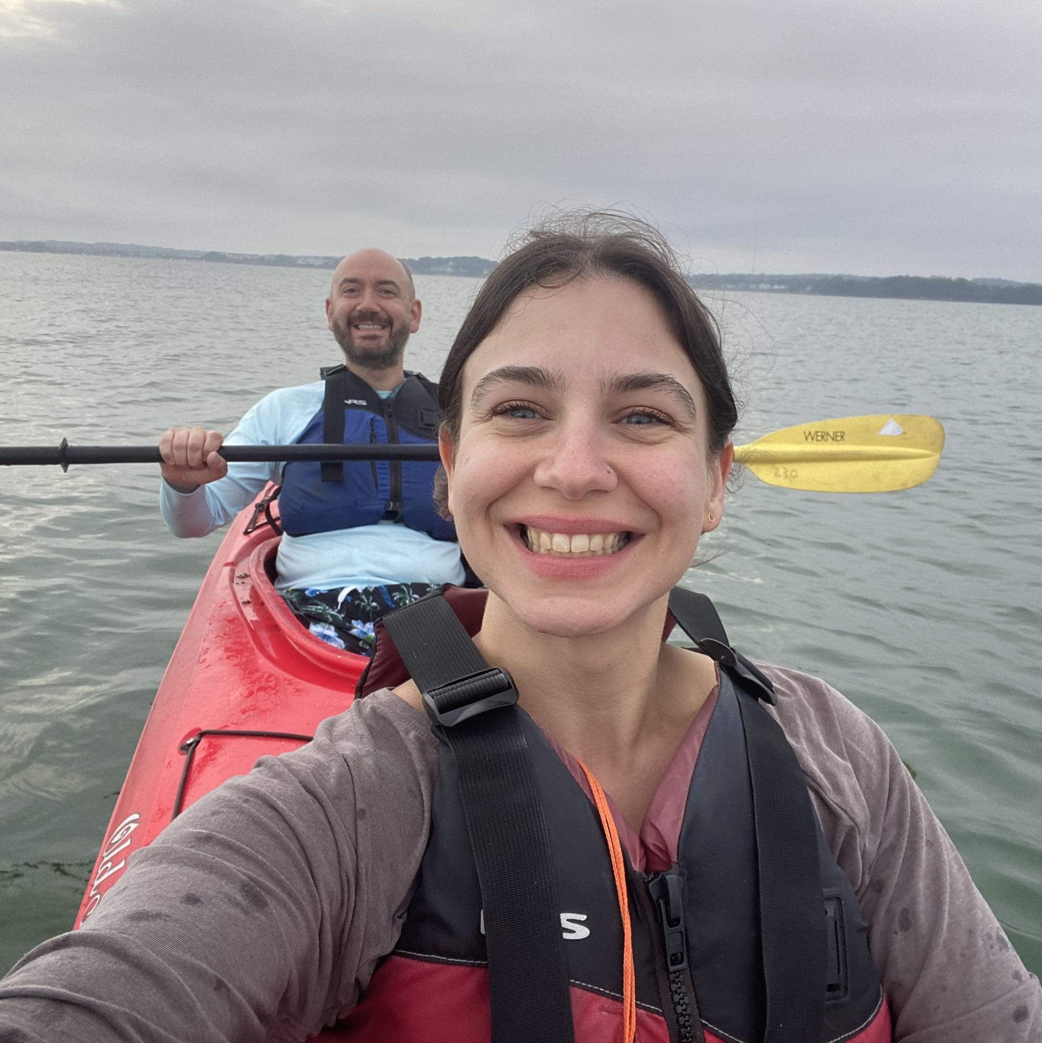 We're really good at kayaking, especially Katie who definitely did most of the paddling.