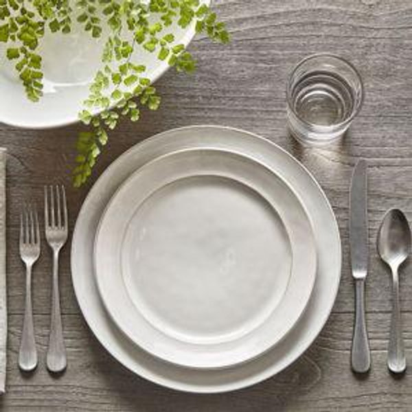 Cambria Handcrafted Stoneware Dinner Plates Stone 10 3/4