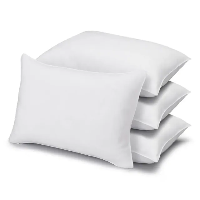 Ella Jayne Signature Plush Firm Allergy-Resistant Down Alternative Side/Back Sleeper Pillow, Set of 4 - King