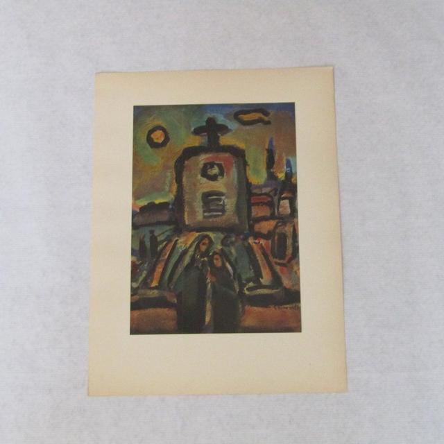 de profundis art print, Georges Rouault, vintage art print, painting art print, Fauvism art print, 50s art print, expressionism art print