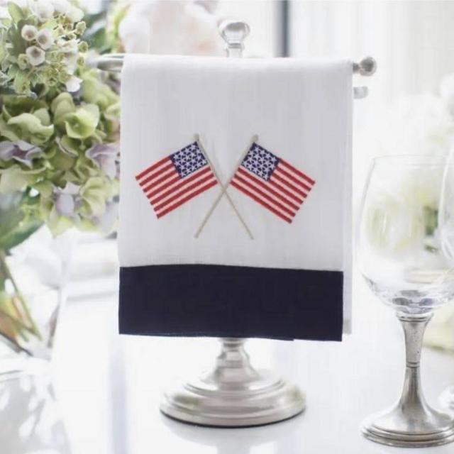 Arte Italica - American Flag Linen Towel