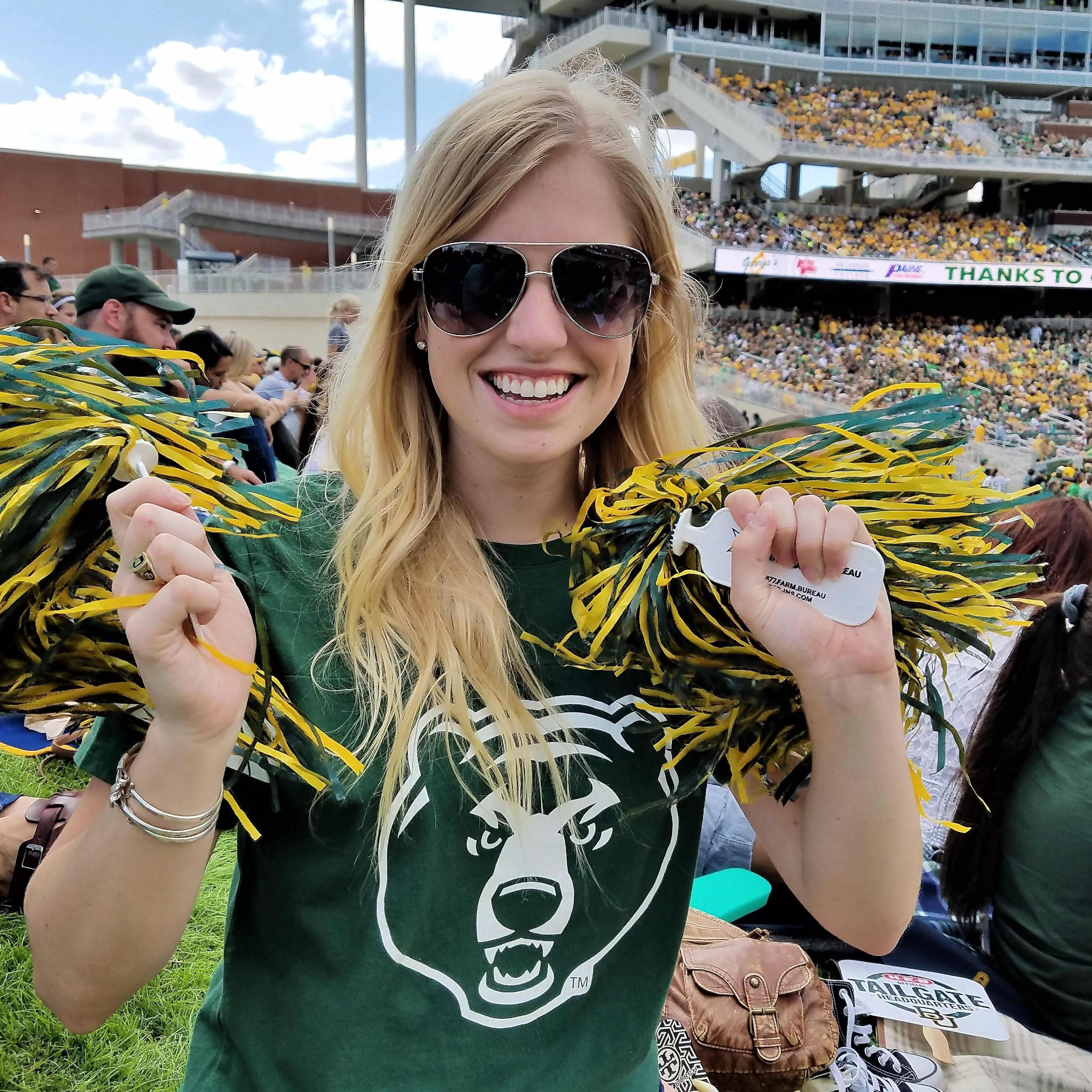 Our first Baylor game together!