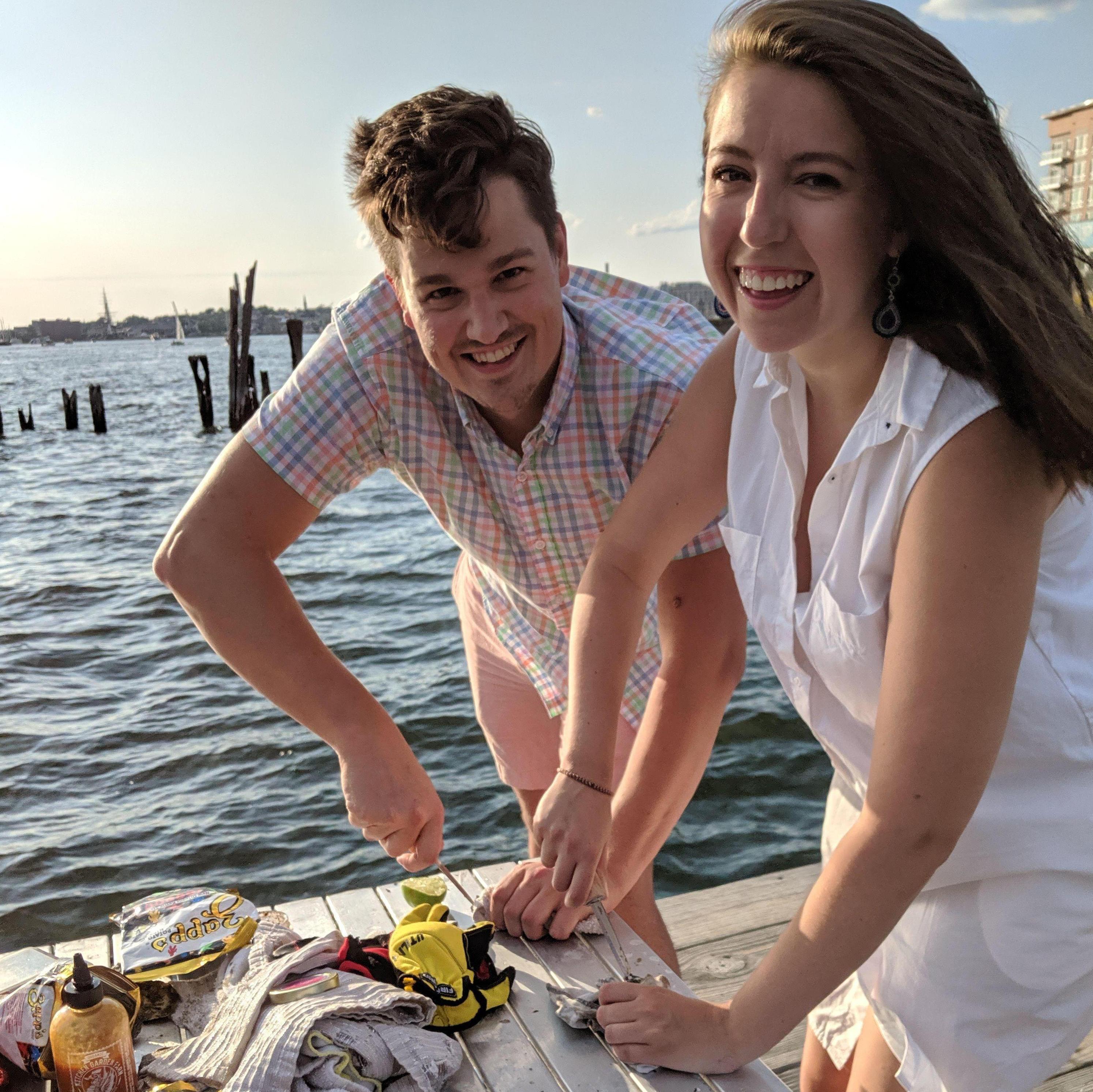 Oyster shucking!