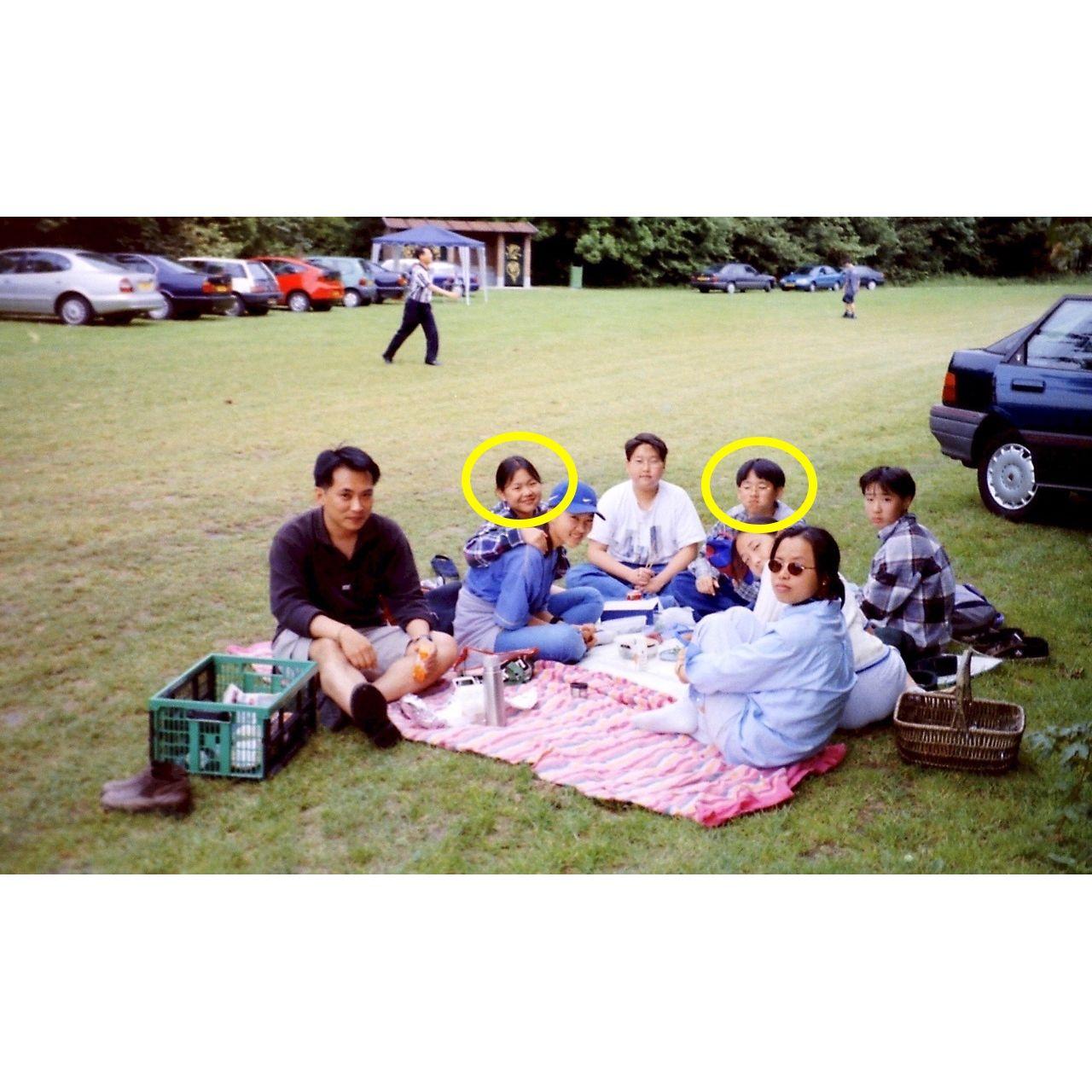 This is us as middle schoolers in Holland.