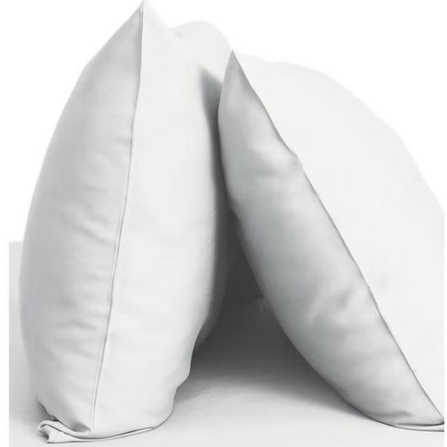 White - KING PILLOWCASES - Cariloha Resort Viscose Made From Bamboo 400-Thread Count Sateen Set