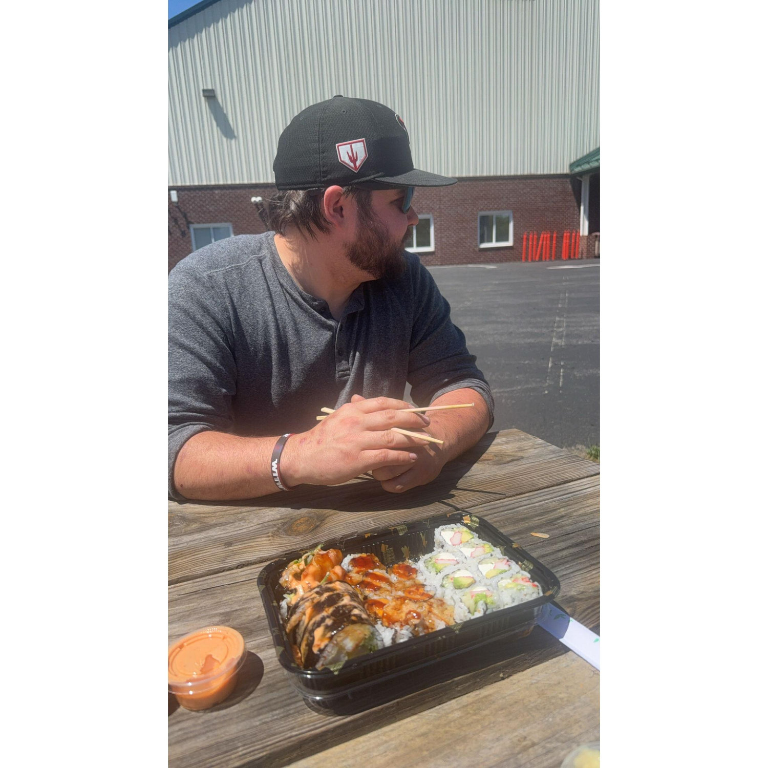 Sushi Lunch Visits at work.