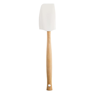 Le Creuset Silicone Craft Series Medium Spatula, 11 1/8" x 2 1/4", White
