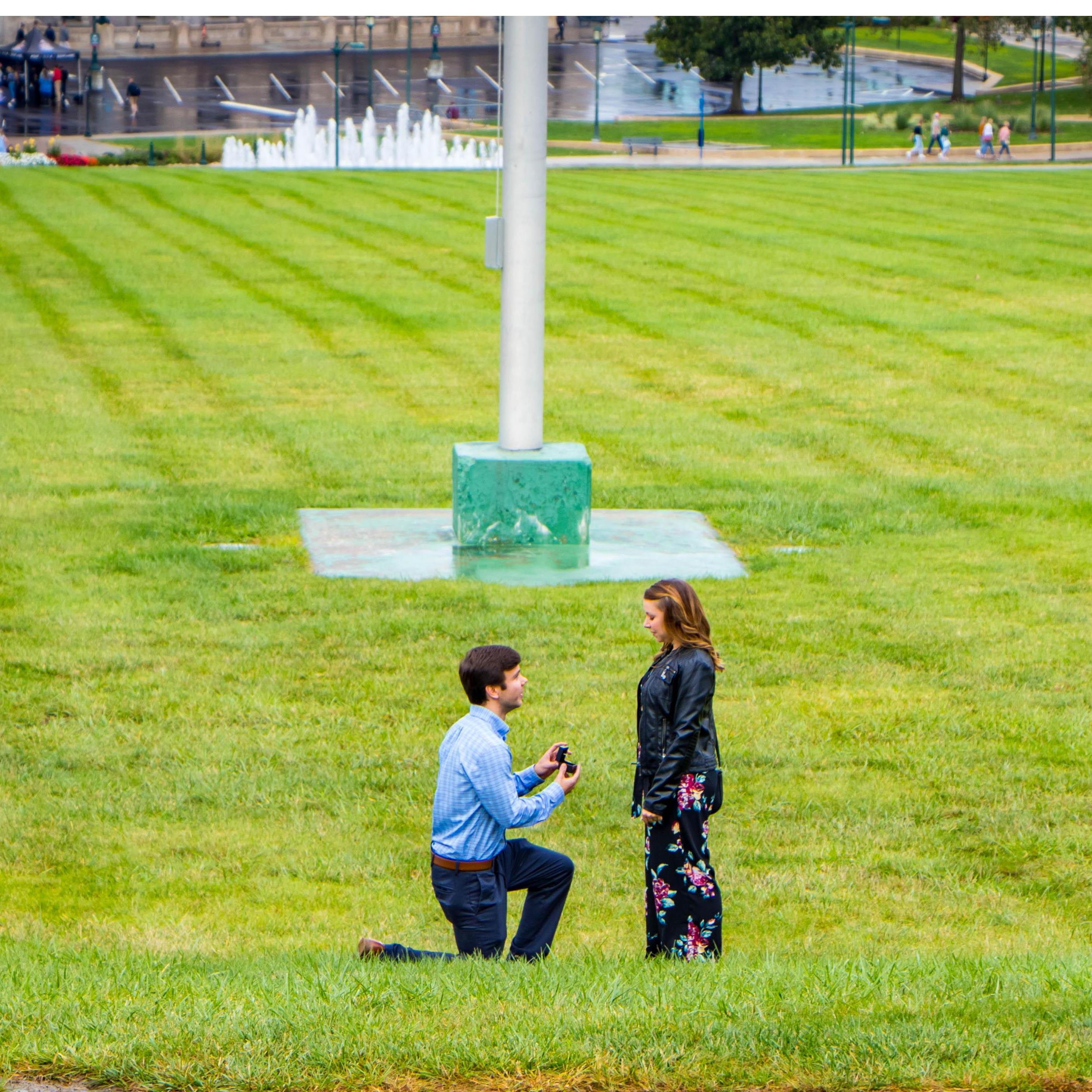 Right before she said "yes"