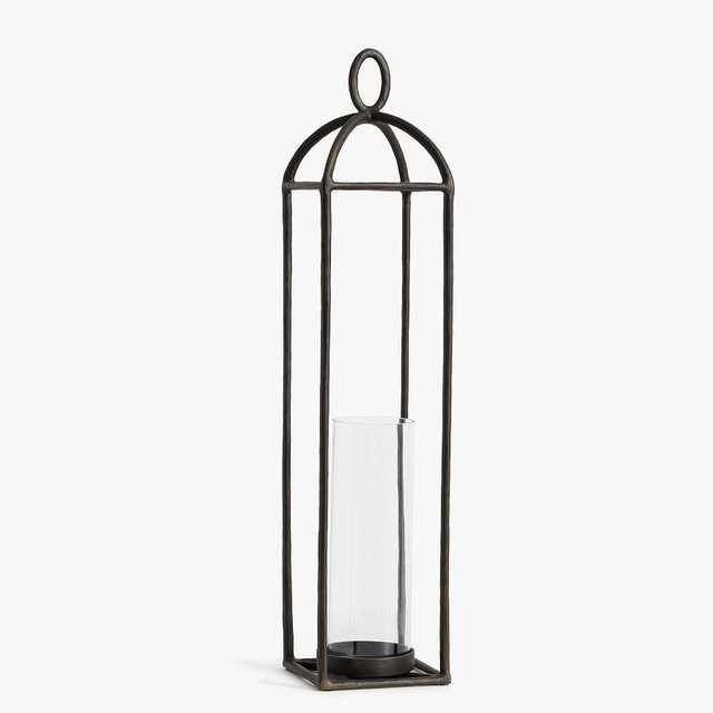Fallon Outdoor Lantern, Bronze, Large 35"