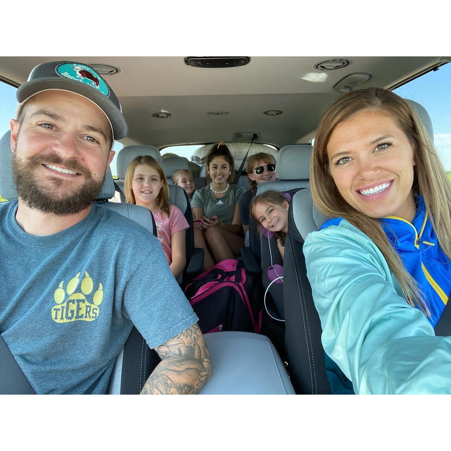 First family road trip in our new family car!