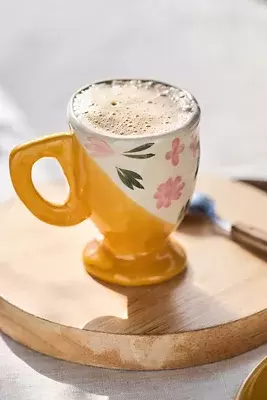 Dolly Stoneware Footed Espresso Cup