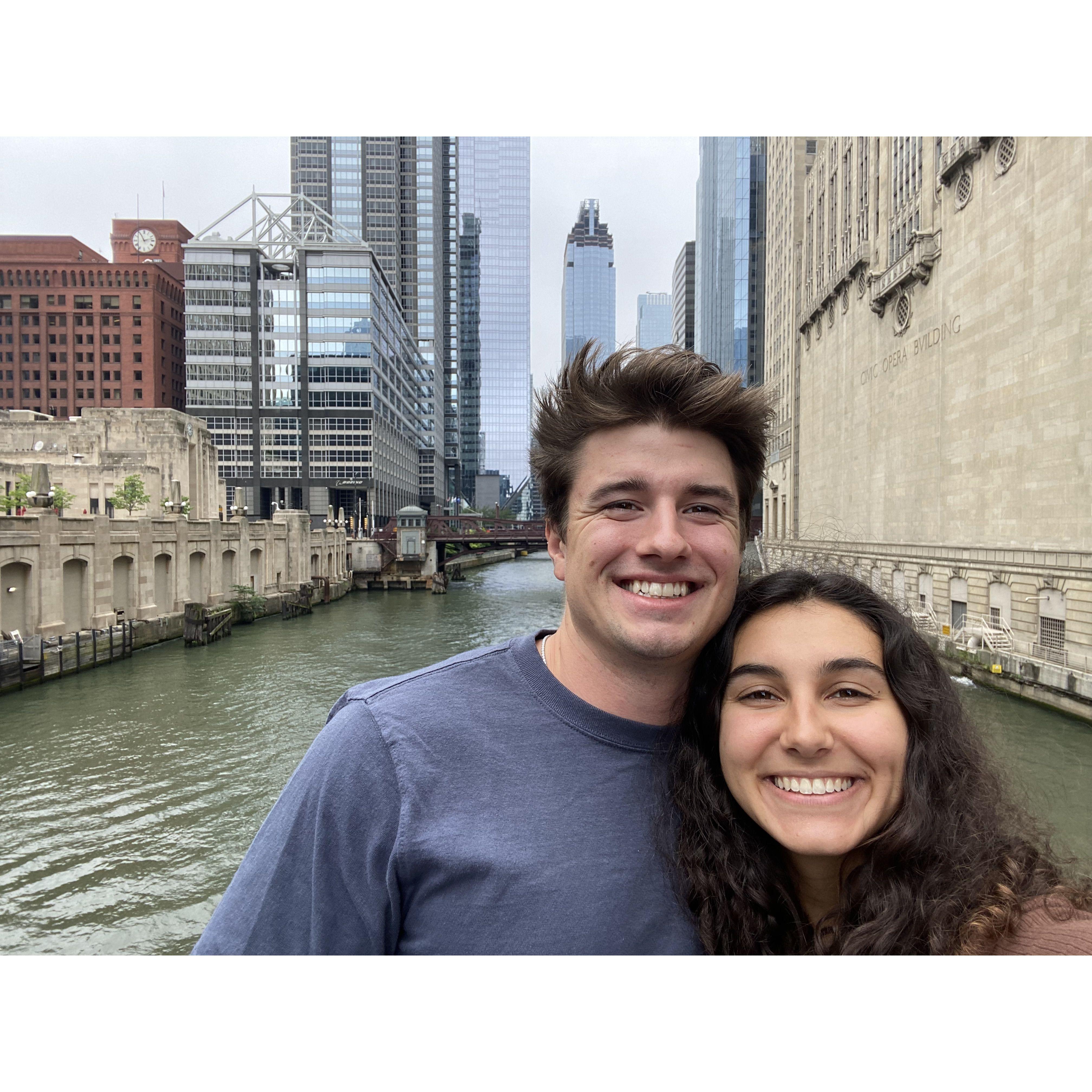 First time Gavin visited Chicago to see Sophia!