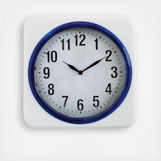 Square Metal Wall Clock