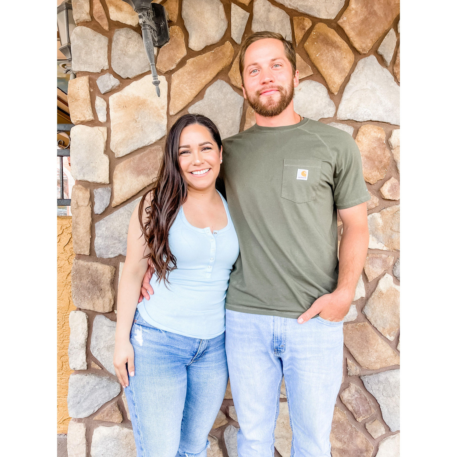 May 2021 - Our first official "dating" photo.