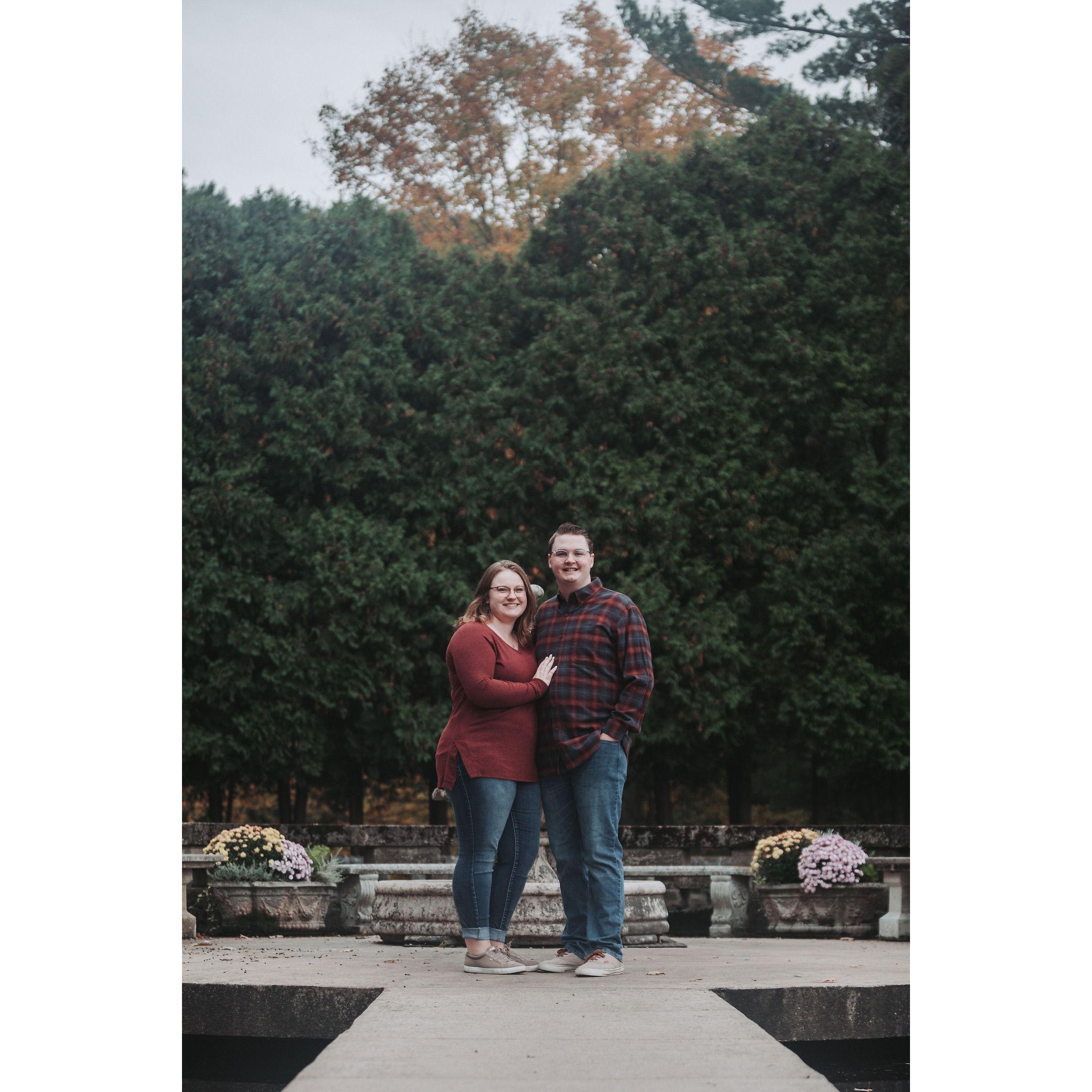 Our first professional pictures taken together.