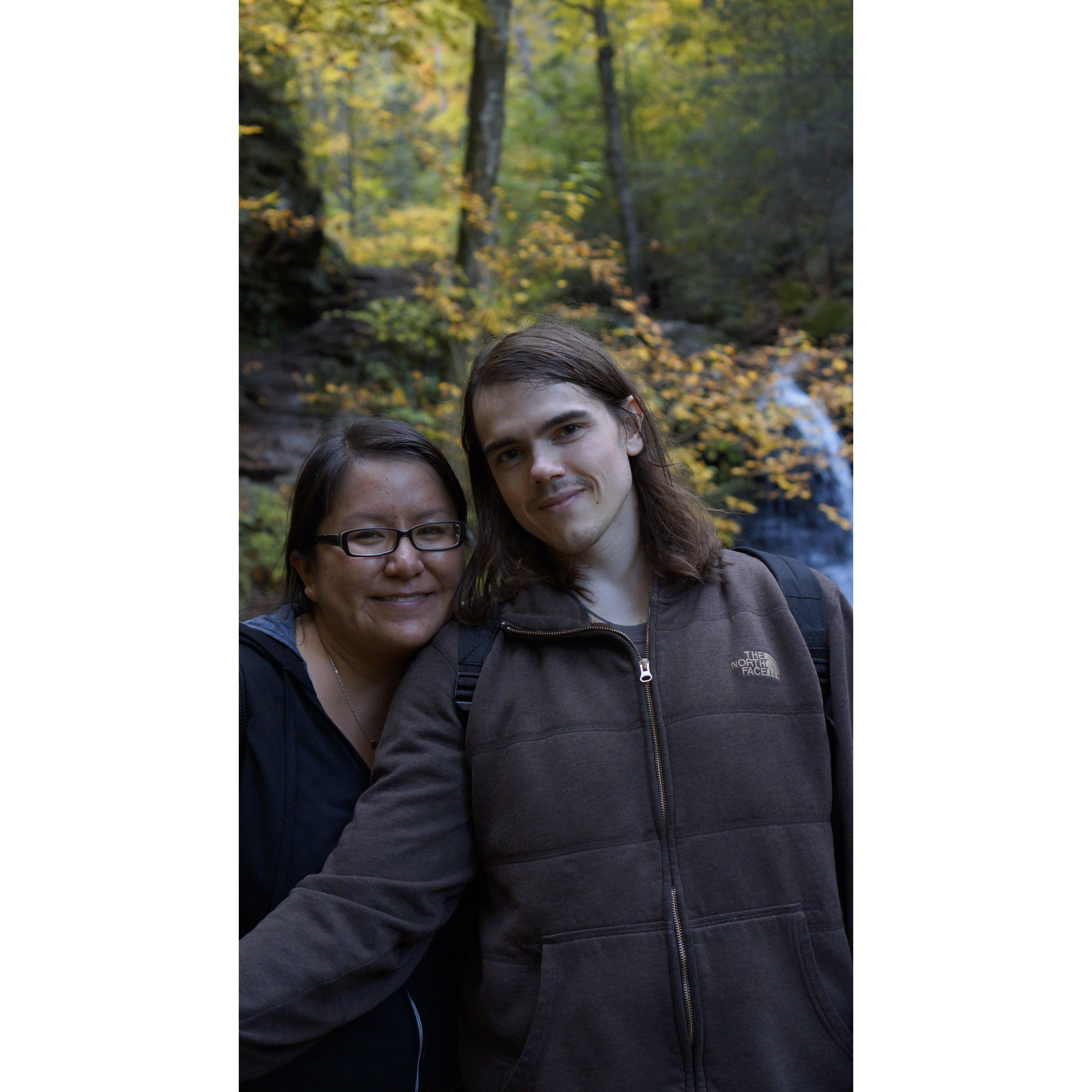 One of our earlier hiking trips through Ricketts Glen in Fall! October 2016 (how time flies?!)